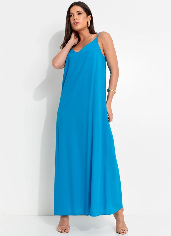 Colcci - Vestido em Viscose Azul