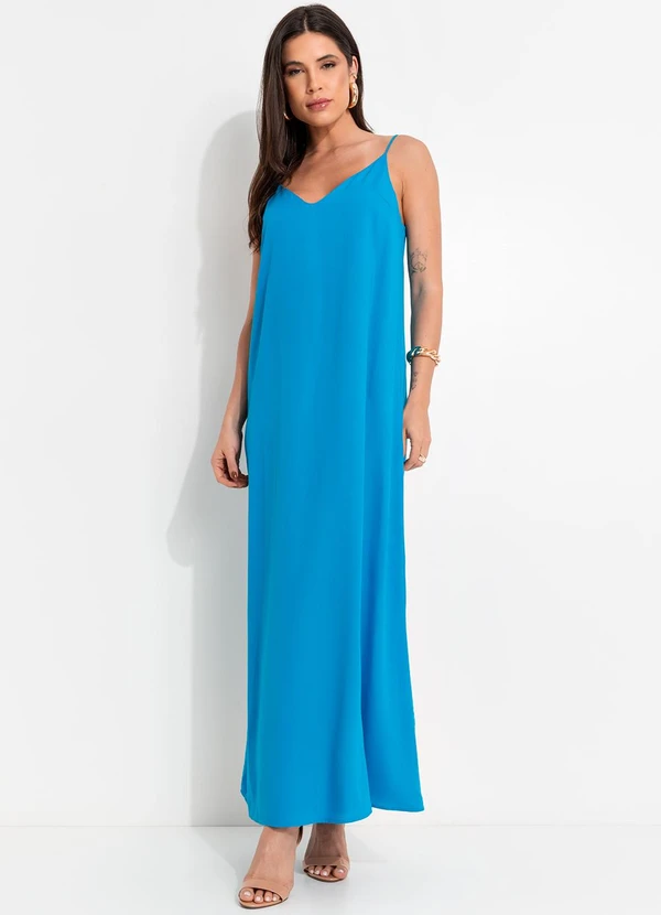 Colcci - Vestido em Viscose Azul 3