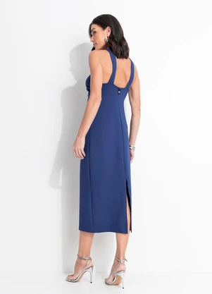 Colcci - Vestido em Viscose Azul - COLCCI