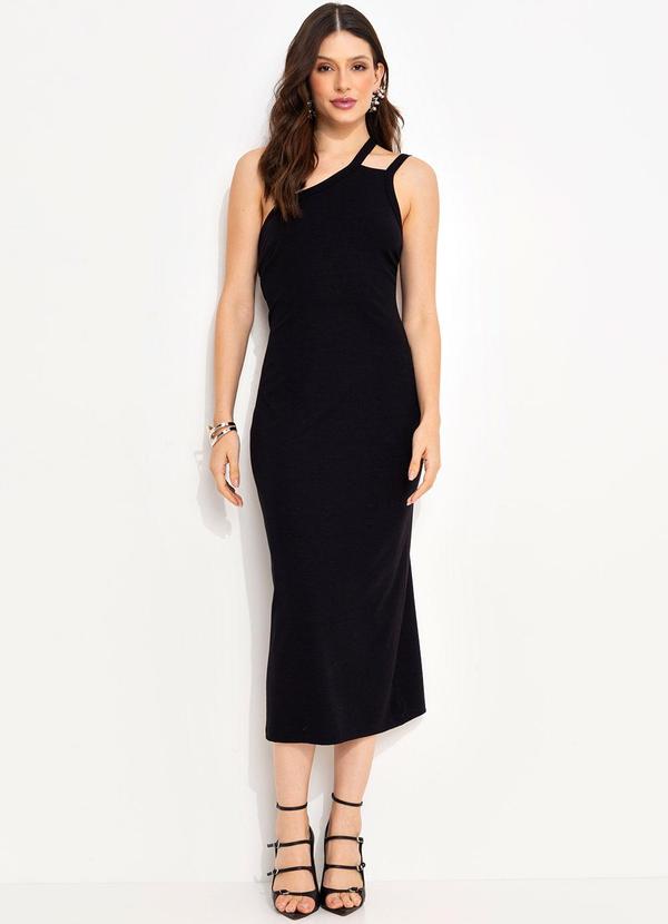 Colcci - Vestido em Viscose Preto 1