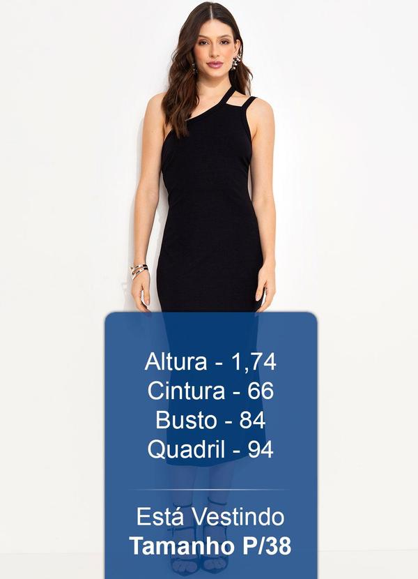 Colcci - Vestido em Viscose Preto 5