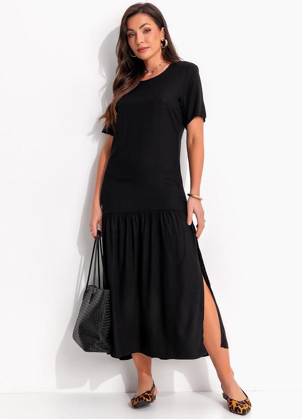 Colcci - Vestido em Viscose Preto