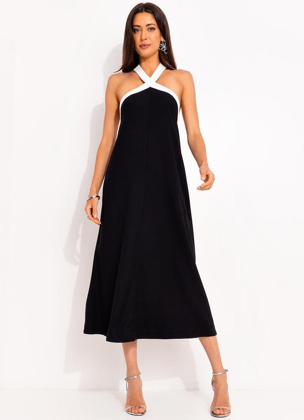 Colcci - Vestido em Viscose Preto