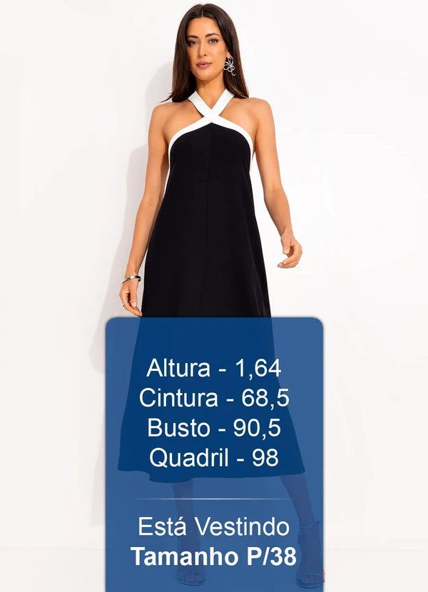 Colcci - Vestido em Viscose Preto 5