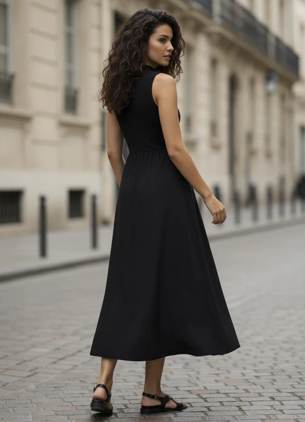 Colcci - Vestido em Viscose Preto 2