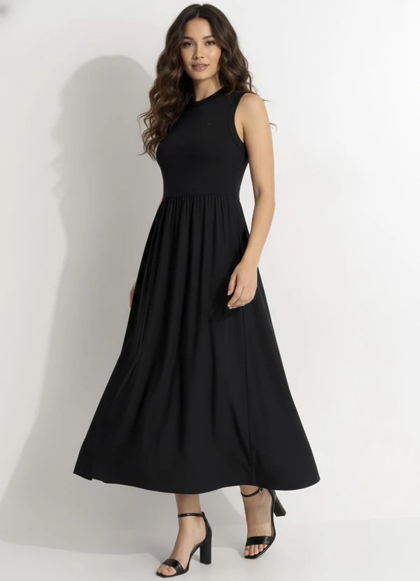 Colcci - Vestido em Viscose Preto 4
