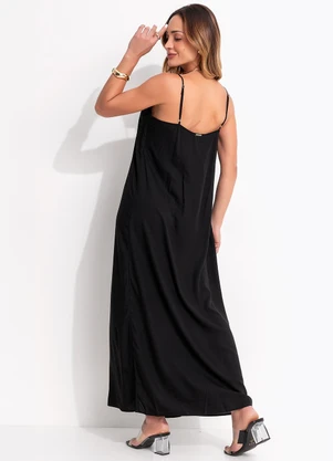 Colcci - Vestido em Viscose Preto - COLCCI