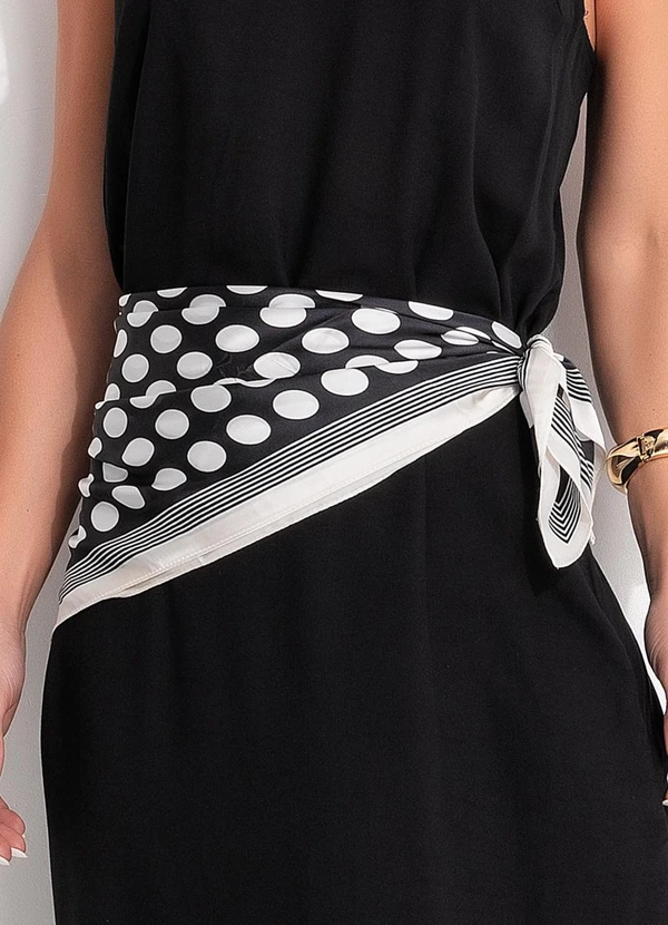 Colcci - Vestido em Viscose Preto 6