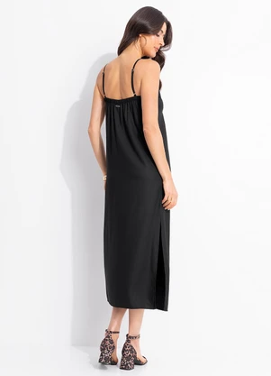 Colcci - Vestido em Viscose Preto - COLCCI