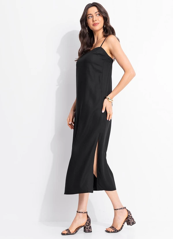 Colcci - Vestido em Viscose Preto 3