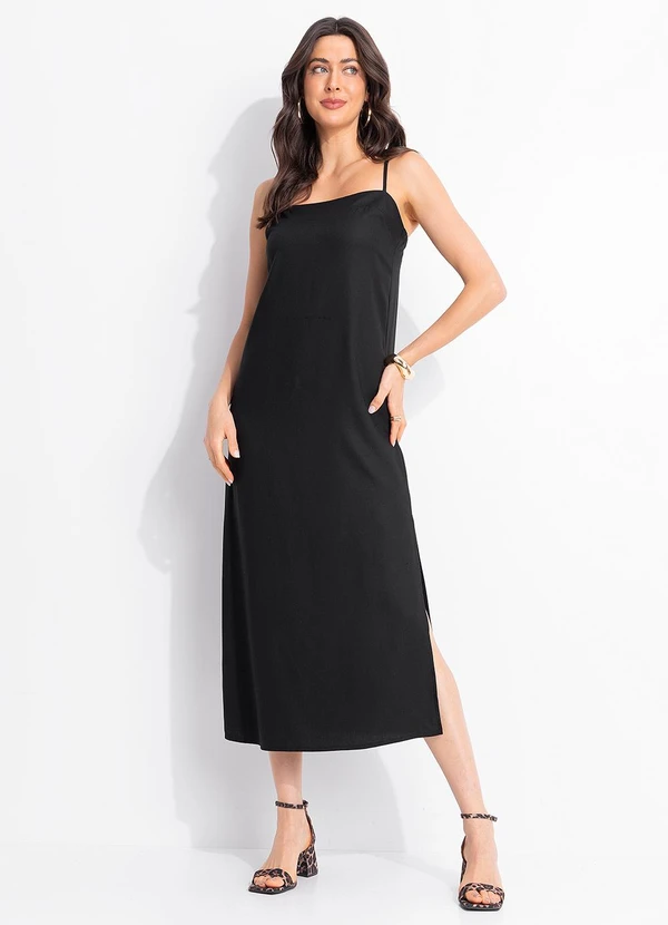 Colcci - Vestido em Viscose Preto 4