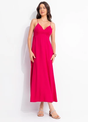 Colcci - Vestido em Viscose Rosa - COLCCI