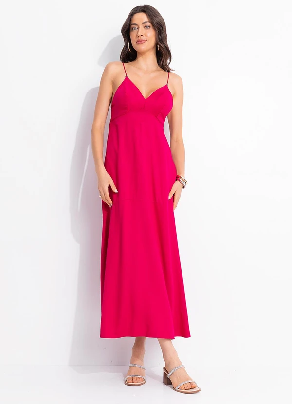 Colcci - Vestido em Viscose Rosa