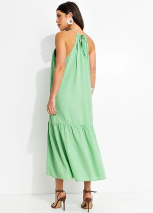 Colcci - Vestido em Viscose Verde - COLCCI
