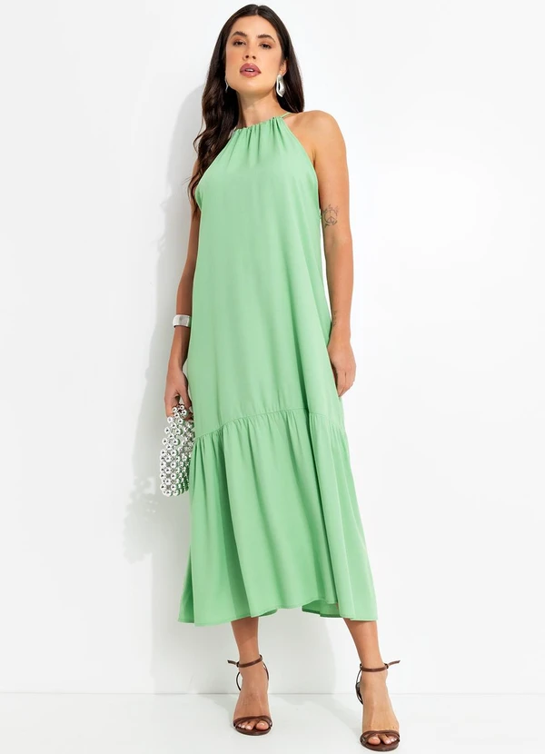 Colcci - Vestido em Viscose Verde