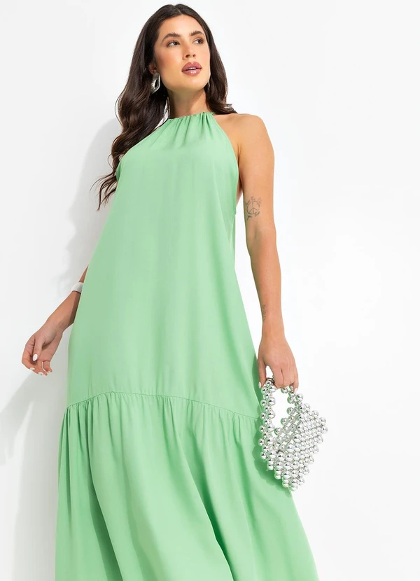 Colcci - Vestido em Viscose Verde 3