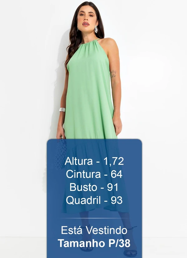 Colcci - Vestido em Viscose Verde 5