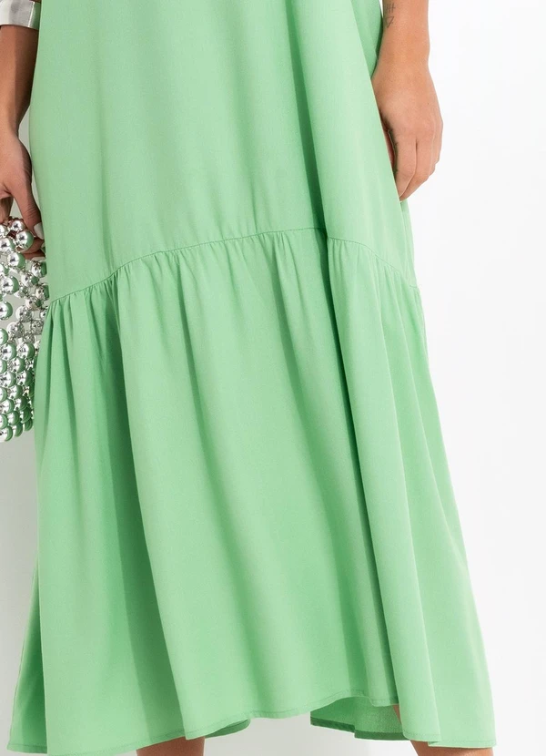 Colcci - Vestido em Viscose Verde 7