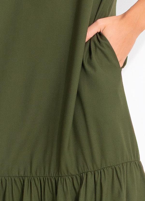Colcci - Vestido em Viscose Verde 4