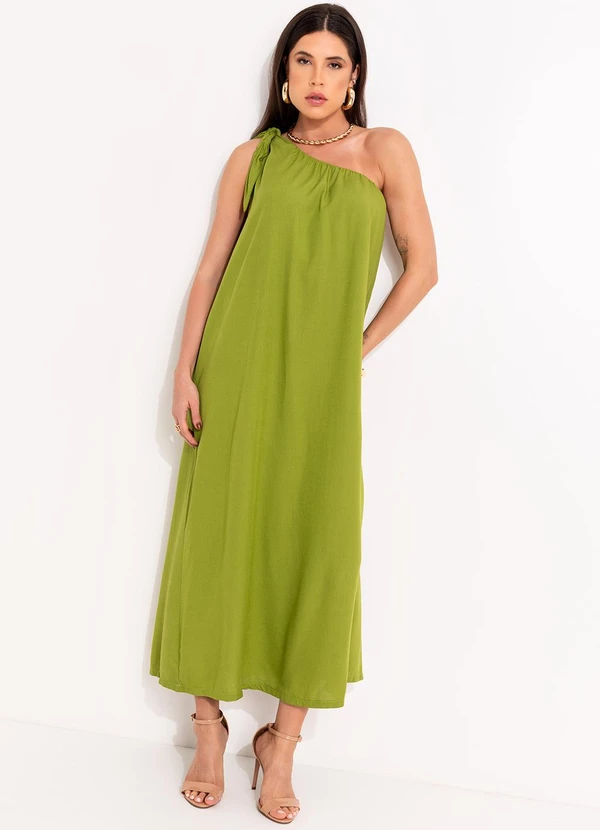 Colcci - Vestido em Viscose Verde 3