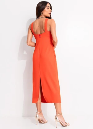Colcci - Vestido em Viscose Vermelho - COLCCI