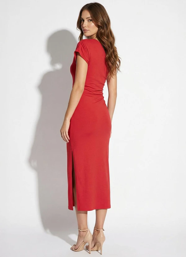 Colcci - Vestido em Viscose Vermelho 3