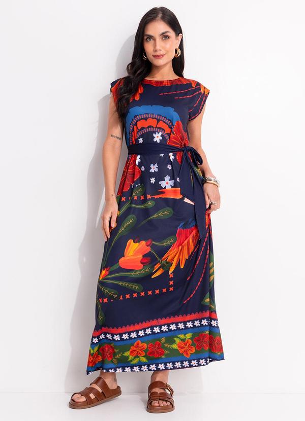 Vestido (Encanto Tropical) em Malha Fria