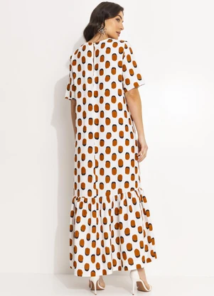 Colcci - Vestido Estampado Bege - COLCCI