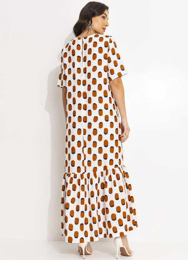 Colcci - Vestido Estampado Bege 2