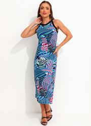 Vestido Estampado em Malha