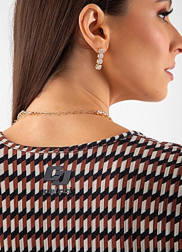 Colcci - Vestido Estampado Preto 3