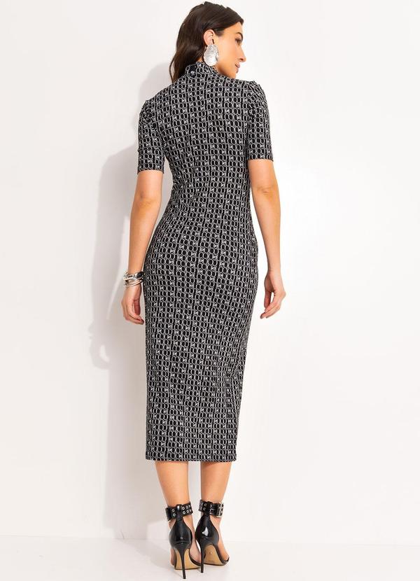 Colcci - Vestido Estampado Preto 2