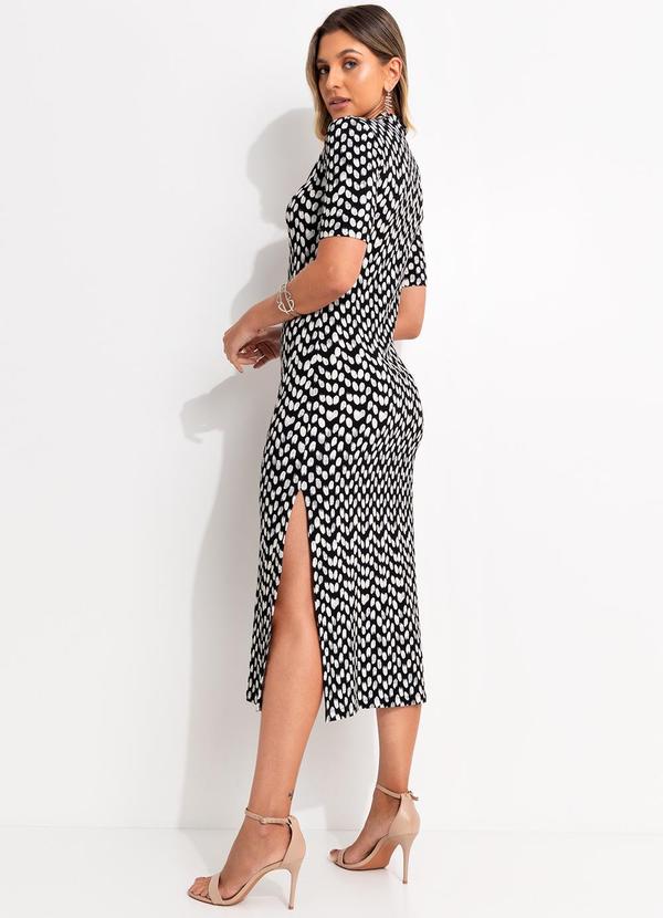 Colcci - Vestido Estampado Preto 2