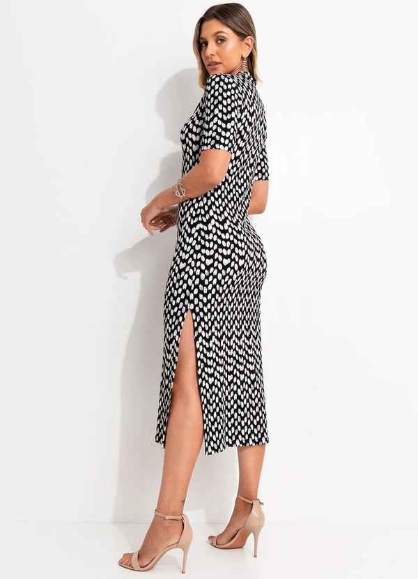 Colcci - Vestido Estampado Preto 2