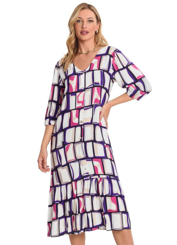 Endless - Vestido Estampado Rosa