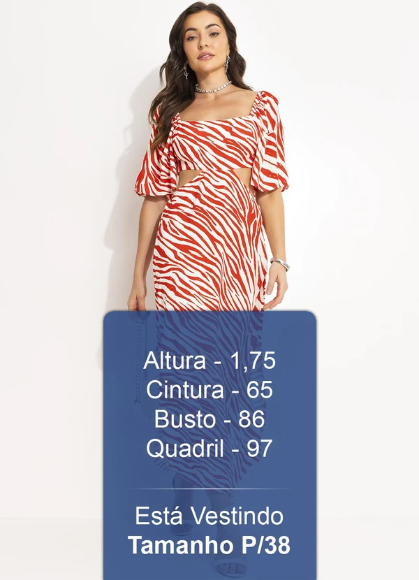 Colcci - Vestido Estampado Vermelho 5