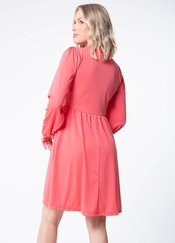 Misiss - Vestido Evasê e Gola Halter Iza Rosa 2