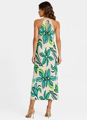 Select - Vestido Feminino Canelado Branco - SELECT