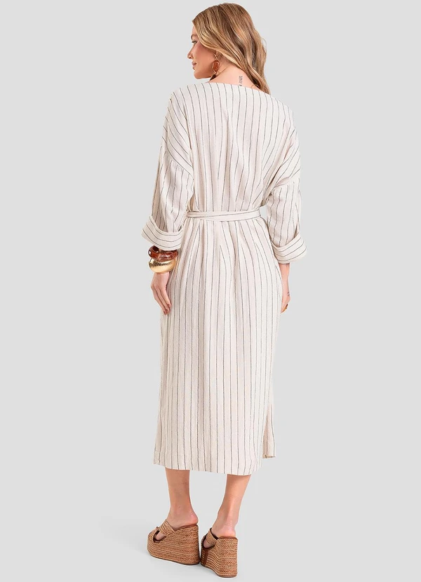 Dianna - Vestido Feminino Chemise Bege 2