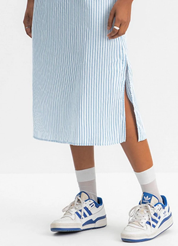 Essendi - Vestido Feminino de Alcinha Azul 3