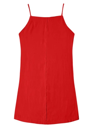 Endless - Vestido Feminino Decote Quadrado Laranja - ENDLESS