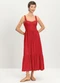 Essendi - Vestido Feminino em Alfaiataria Vermelho - variação: Vermelho