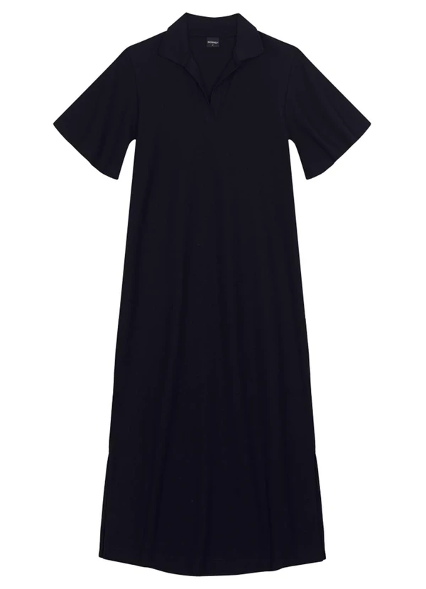 Essendi - Vestido Feminino em Moletinho Preto 2