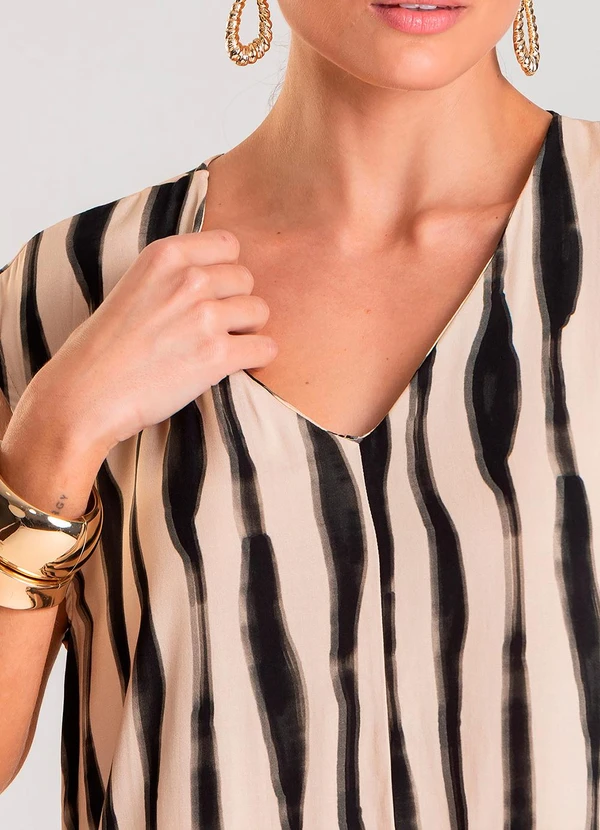 Select - Vestido Feminino em Tecido Bege 3