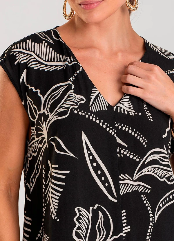 Select - Vestido Feminino em Tecido Preto 3