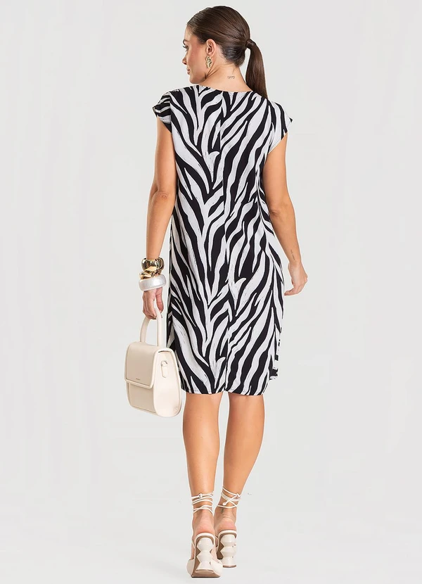 Select - Vestido Feminino em Tecido Preto 2