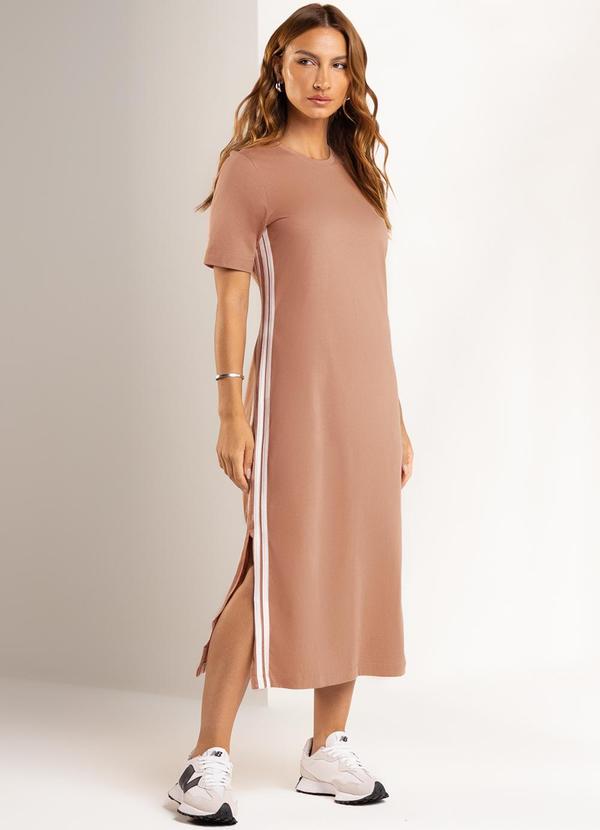 Marialícia - Vestido Feminino Esportivo Marrom