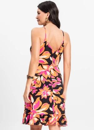 Select - Vestido Feminino Estampado Rosa - SELECT