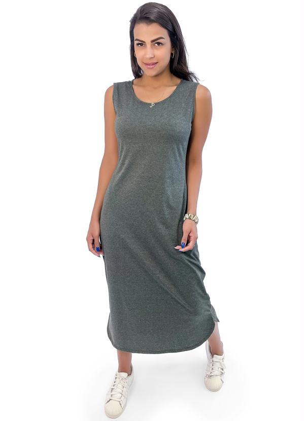 Up Close - Vestido Feminino Julia Cinza