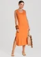 Select - Vestido Feminino Rosa - variação: Laranja